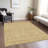 Mirelia Gold Washable Indoor-Outdoor Rug - -2024236104