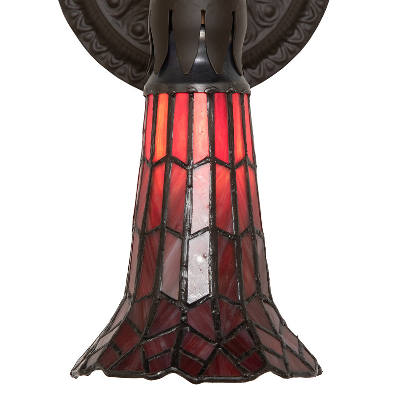 Applique murale en acier Gazon, Rouge