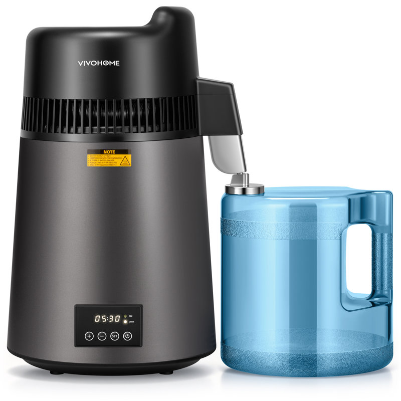 1.6 Gal 900W Water Distiller Machine with Smart LED Timer