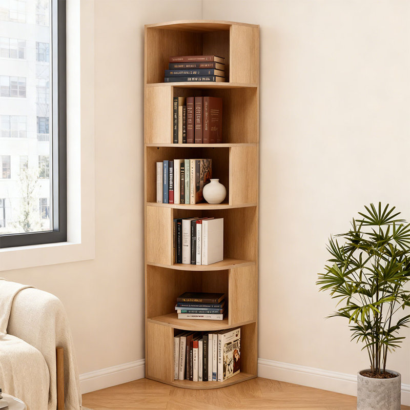 176cm H x 40cm W Bookcase, Natural Wood