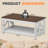 39" Rectangular Farm House Coffee Table with Storage-1551242824-1551242825