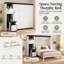 Lit escamotable Deskelyn Queen Size avec bureau intégré, étagères et placards de rangement réversibles, lit mural pliable blanc gain de place, cadre en bois massif et MDF, sommier à lattes en pin