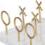 Ensemble de jeu Tic Tac Toe Home Decor Gold