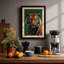 Tiger's Gaze Modern - Framed Print-1931476179-1931476177