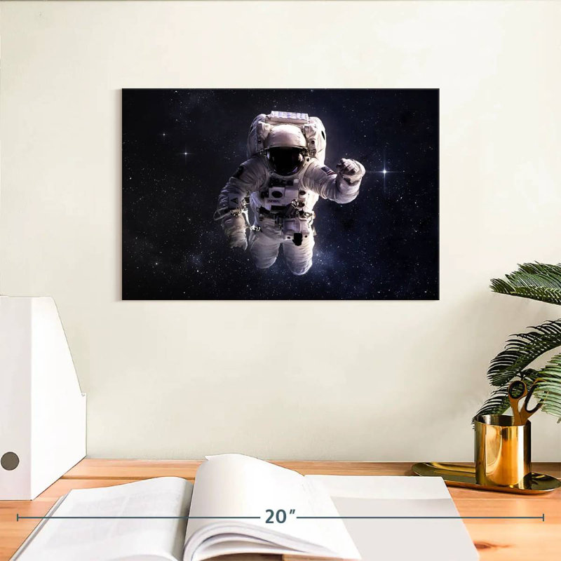 Oberle Floating Astronaut, 8" H x 12" W