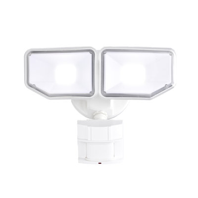 40-watt 180-degree Motion Activated Outdoor Integrated Led Security Flood Light With Pir Dusk To Dawn Sensor