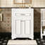 Meuble-lavabo avec lavabo, 2 portes et 1 tiroir basculant-1092497752