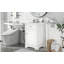 Meuble-lavabo de 20 po avec lavabo, armoire de salle de bain avec porte à fermeture douce, support de rangement et tablette réglable, blanc (ancien numéro de référence: WF531249AAK)-500285125