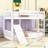 Twin Over Twin Bunk Bed With Creative Climbing Ramp And Ladder-6602073