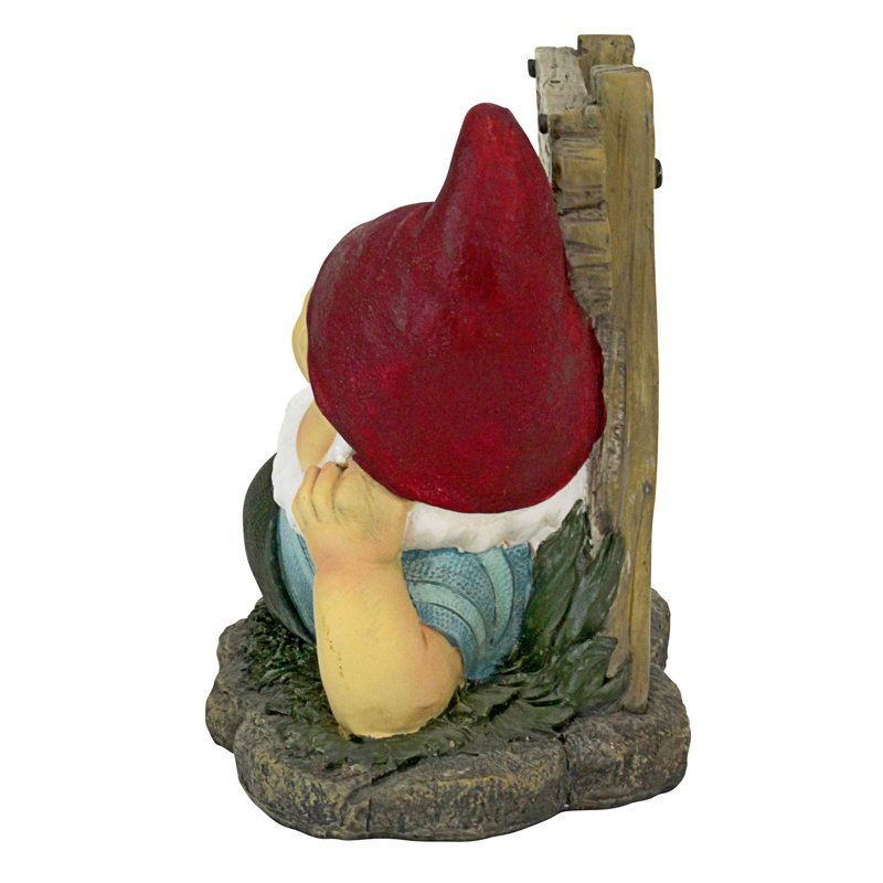 Irving Resting on His Laurels Garden Gnome Statue