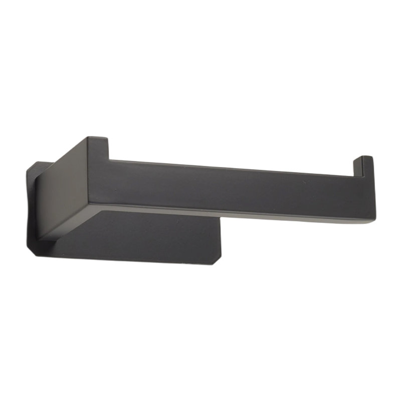 14cm Wall Mounted Required Towel Bar, Black
