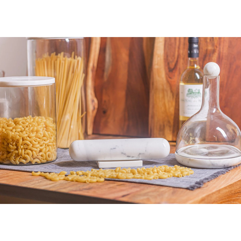 Wade Logan Marble Rolling Pin with Stand