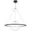 Barbara Barry Cosmos 28" Ring and Orb Chandelier-1719504021