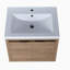 Meuble-lavabo avec lavabo, porte à fermeture en douceur, installation suspendue, 24 pouces convenant aux petites salles de bain-1502656814