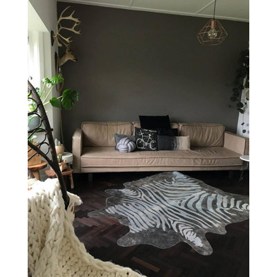 Snell Animal Print Cowhide 150cm X 200cm Area Rug