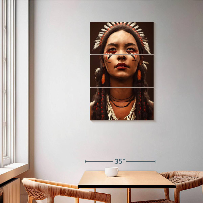 Lelar A Woman's Strength, 57" H x 36" W
