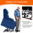 Extra Wide Velvet Power Lift Recliner with Massage & Heat-624169115