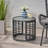 Taranto Round Metal Outdoor Side Table , 18.25'' in. W 18.25'' in. D-121771415