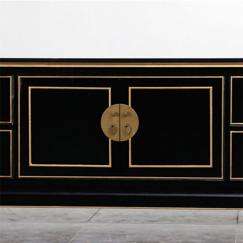 Meuble télé noir minimaliste