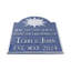 Plaque d’adresse murale sur 4 lignes-23378775