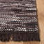 Tapis de couleur unie en coton recyclé à tissage plat Amersham-631313379