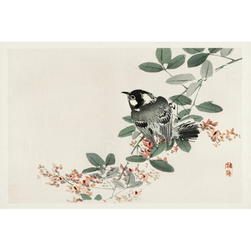 «Kiyler Kono Bairei Songbirds I» sur toile par Vision Studio, H 32 po x l 48 po