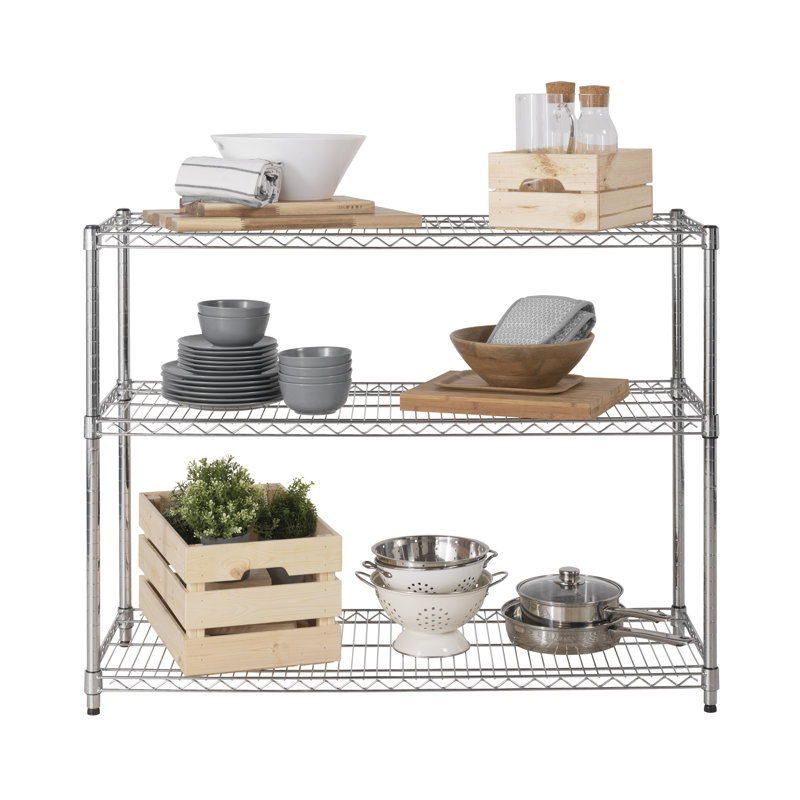 Applegate Metal Shelving Unit, 92.2cm H x 91.2cm W x 40.3cm D