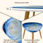 Ensemble de 2 tables basses gigognes Triangle