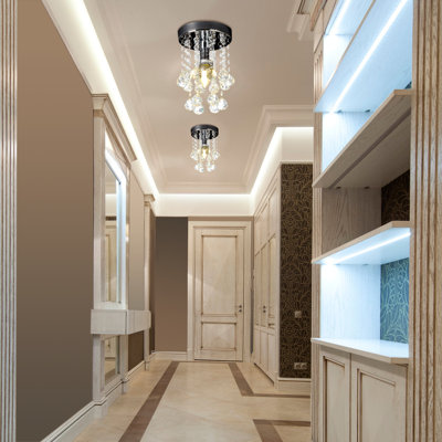 Batson Glass Dimmable Tiered Chandelier