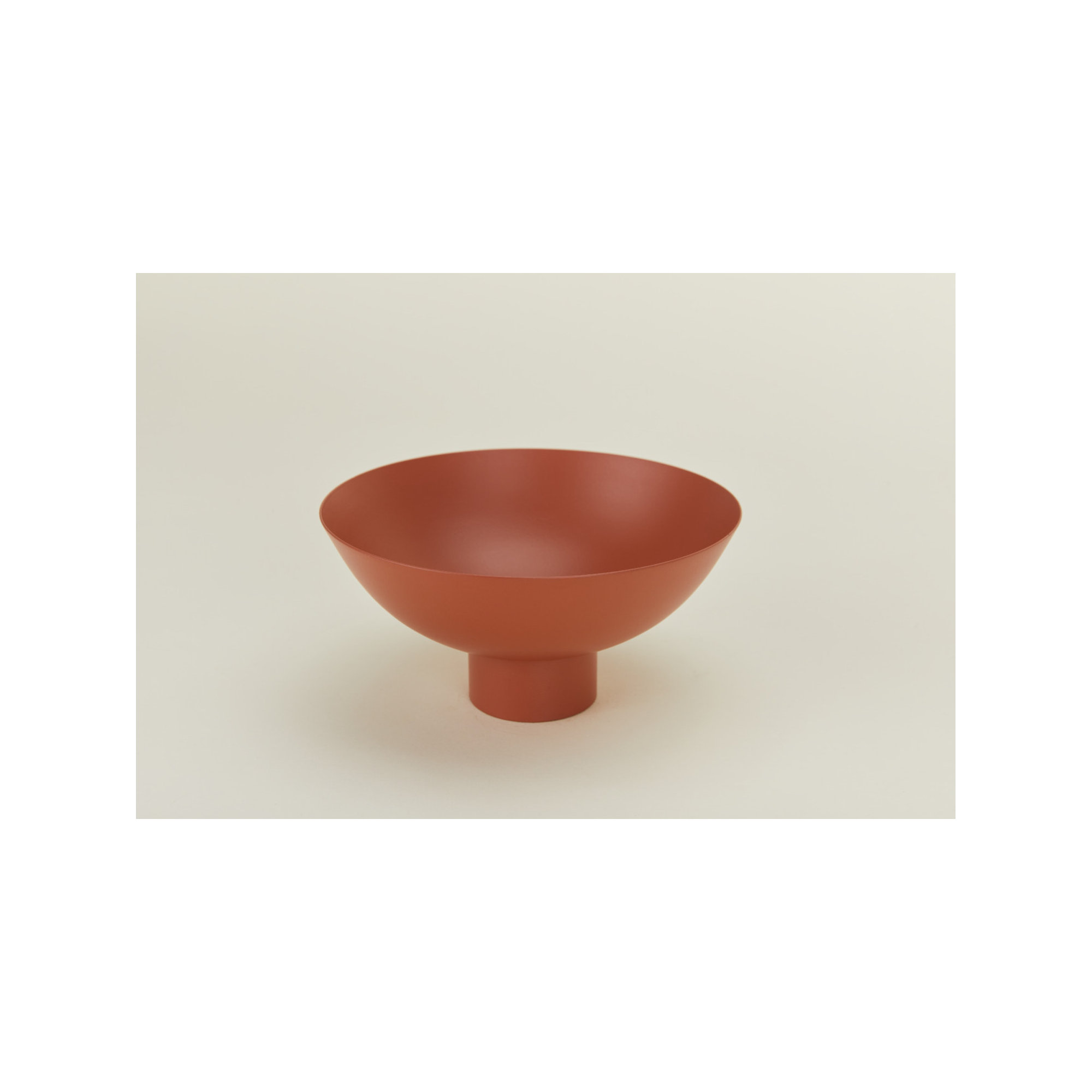 Essential Footed Bowl - Large, Terracotta, 4" H x 8" W