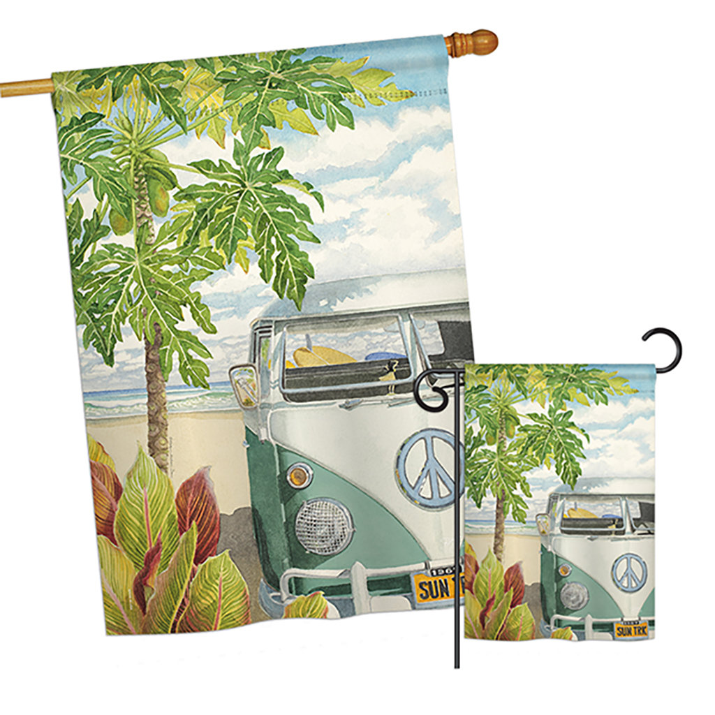 Rankin Double Sided 40'' H x 28'' W Polyester Garden Flag Highland Dunes