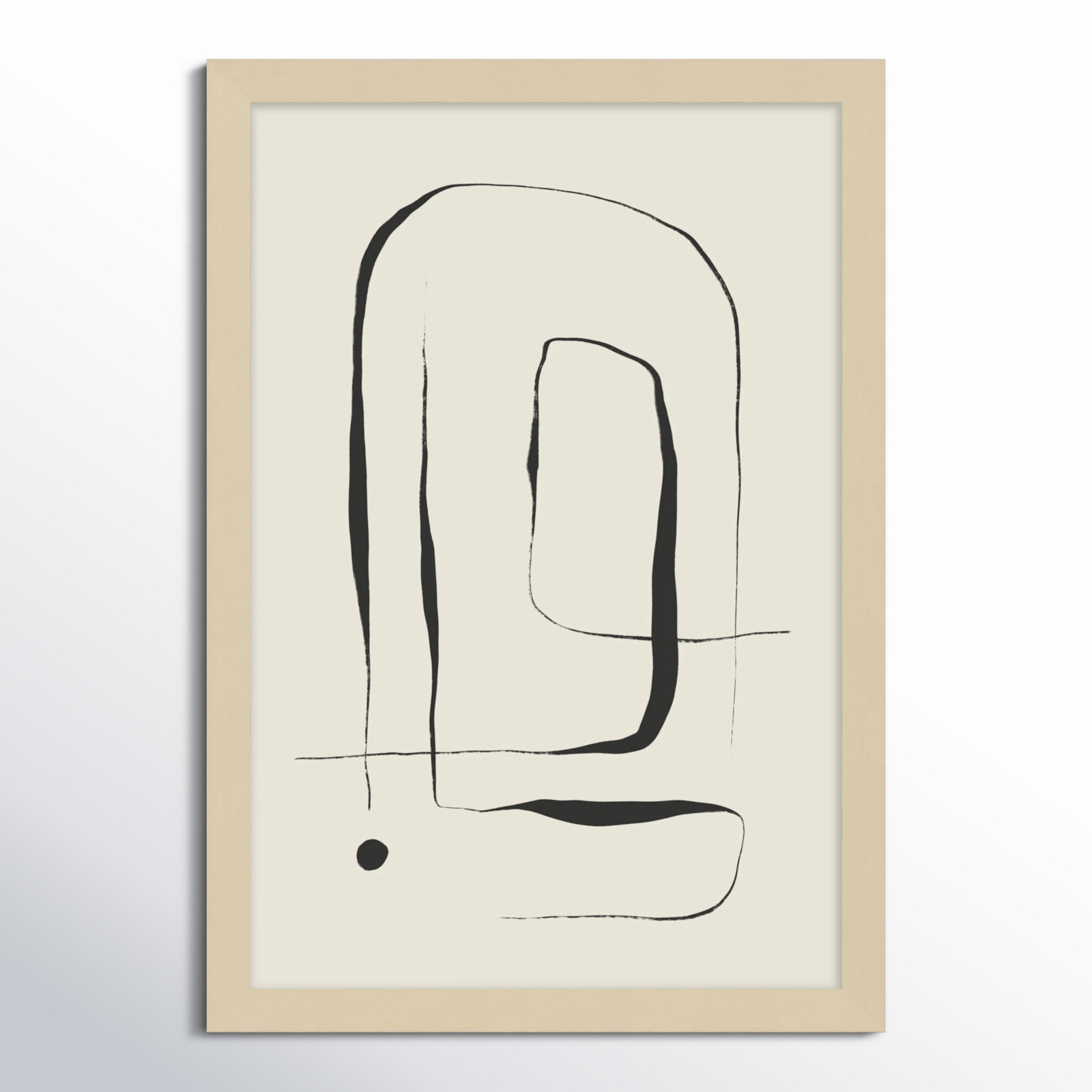 Galya "The Point No. 2" Print by Treechild, Brown, 21" H x 15" W