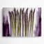 Art mural en métal légumes gris asperge-730069949