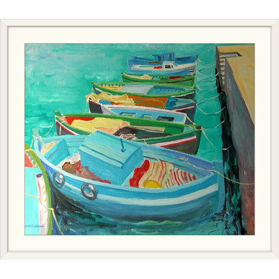 « bateau blue, 2003 » par william ireland, reproduction d’art