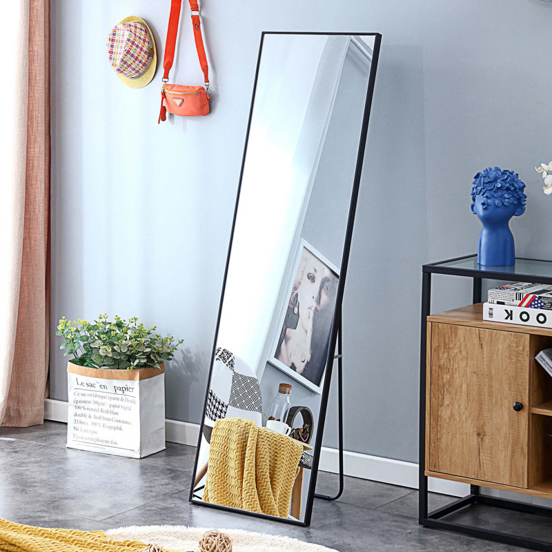 Mirror, 60" x 17", Black
