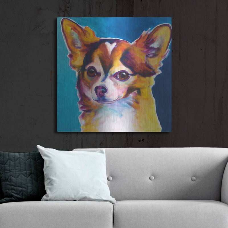 «Chihuahua - Honey» par Dawg Painter, H 36 po x l 36 po