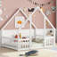 Lit double en bois en forme de maison avec clôture, garde-corps, blanc-1327427429-1327427428