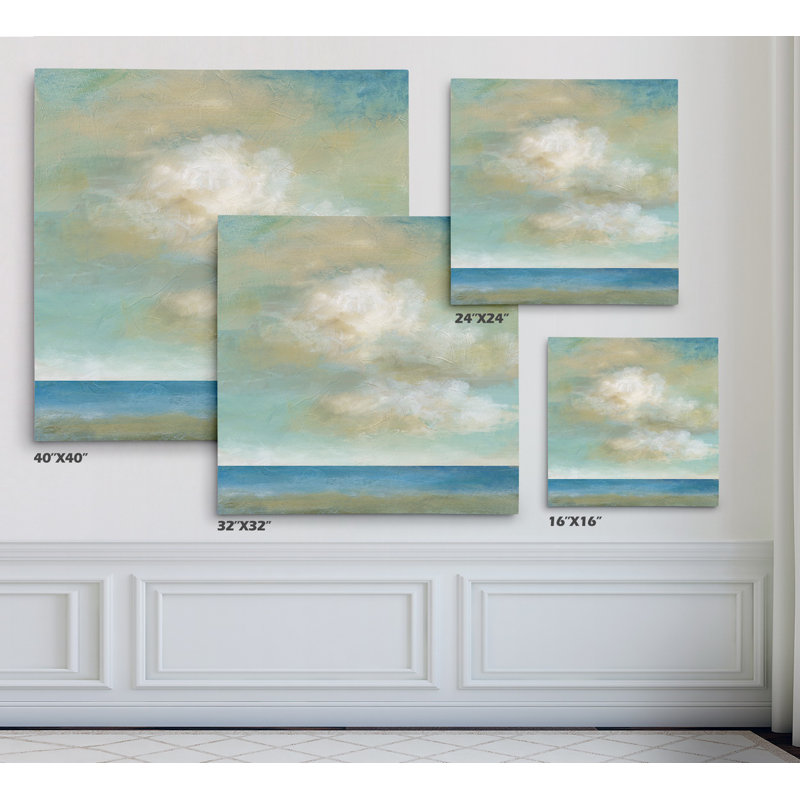 " Cloudscape II ", 24" H x 24" W x 2" D, Wrapped Canvas