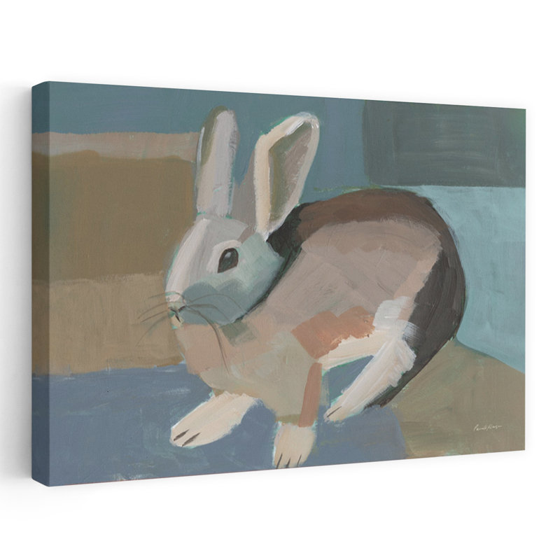 Art contemporain, art contemporain de lapin, H 24 po x l 36 po