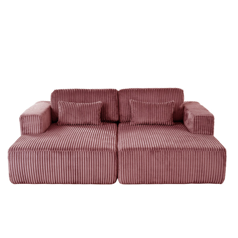 Flâneuse rembourrée, Rouge