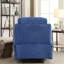 Fauteuil inclinable Rosia Blue Linen Motion