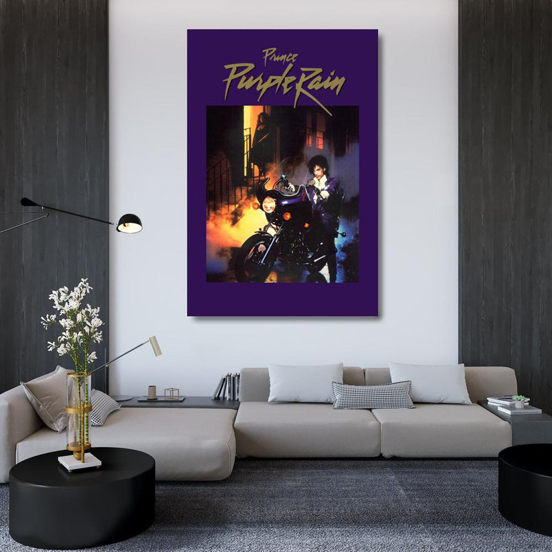 Purple Rain, 48" H x 32" W