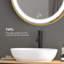 Torven Metal Round Mirror