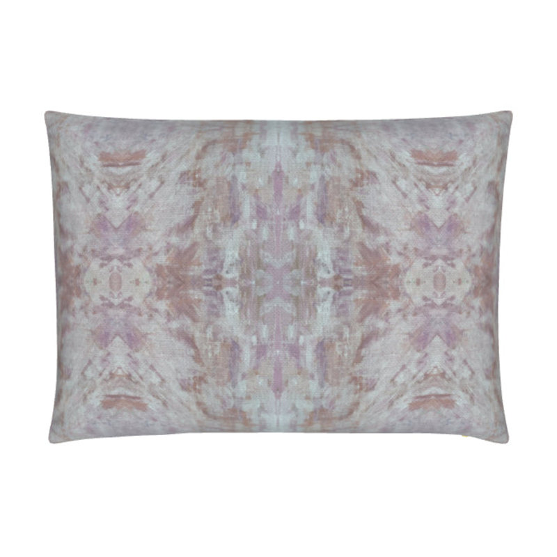 Topiary Lumbar Pillow Cover & Insert, Purple Hyacinth Abstract