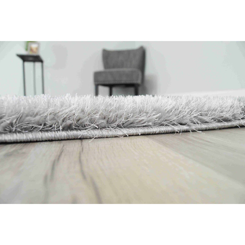 Modern Arriola Shag Abstract Geometric Rug For Living Room Bedroom, Rectangle 7'10" x 10'10"