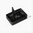 20'' Bathroom Sink, Rectangular Striped Vessel Ceramic Basin without Faucet, NO Cabinet, Black