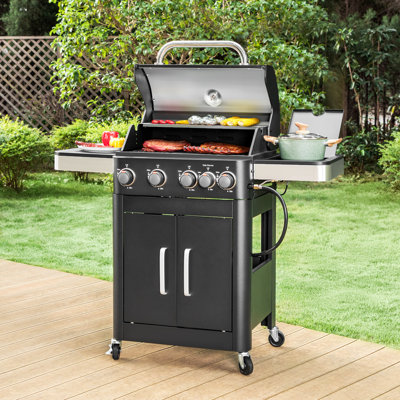 4-burner Liquid Propane Gas Bbq Grill