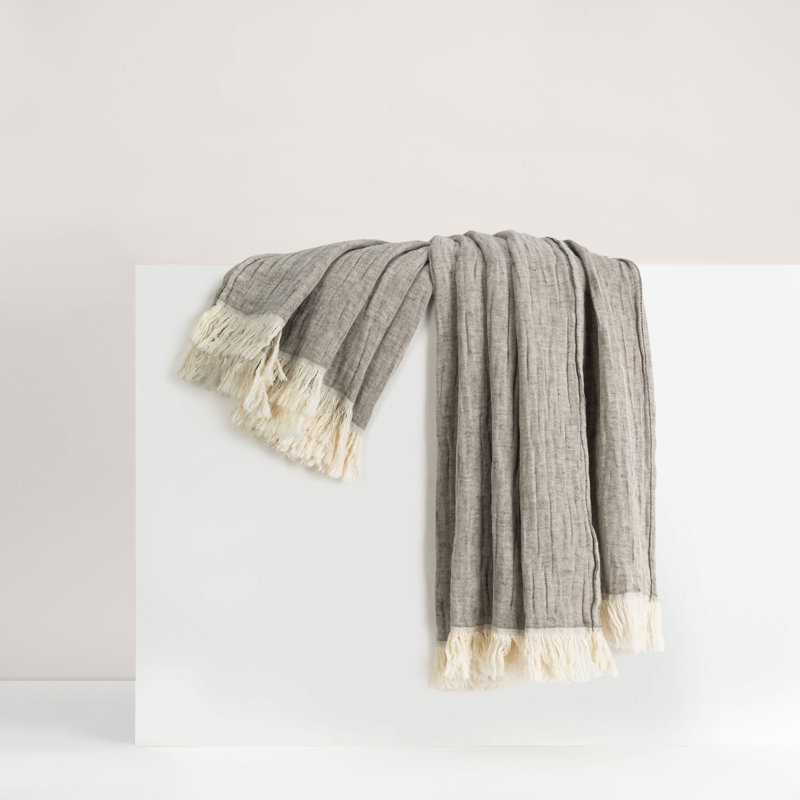 Soho Throw Blanket, Stone