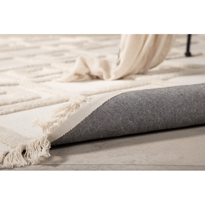 Towa Solid Colour Hand Woven Area Rug, Rectangle 200 x 300cm