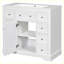 Ensemble de meuble-lavabo moderne avec lavabo et six tiroirs-104947385